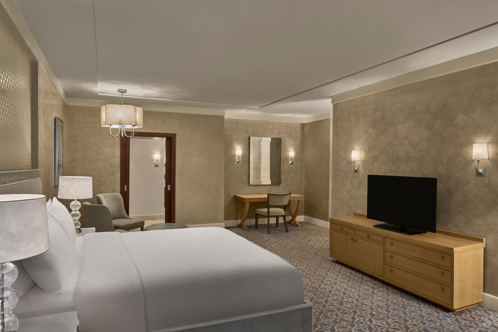 ヒルトン マッカ コンベンション ホテル メッカ エクステリア 写真 A guest room at the hotel